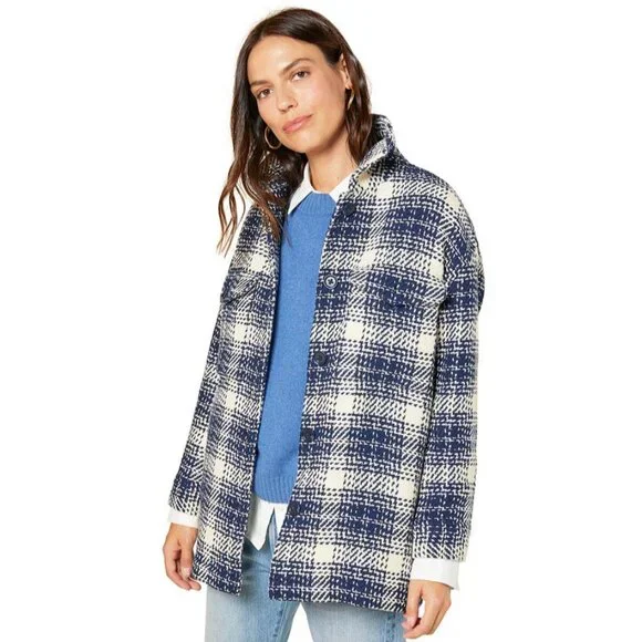 Outerknown Blue and White Plaid Jacket - Picture 3 of 11